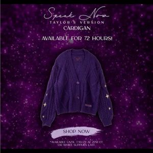 Taylor Swift Speak Now Cardigan
